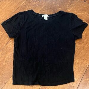 Black baby tee